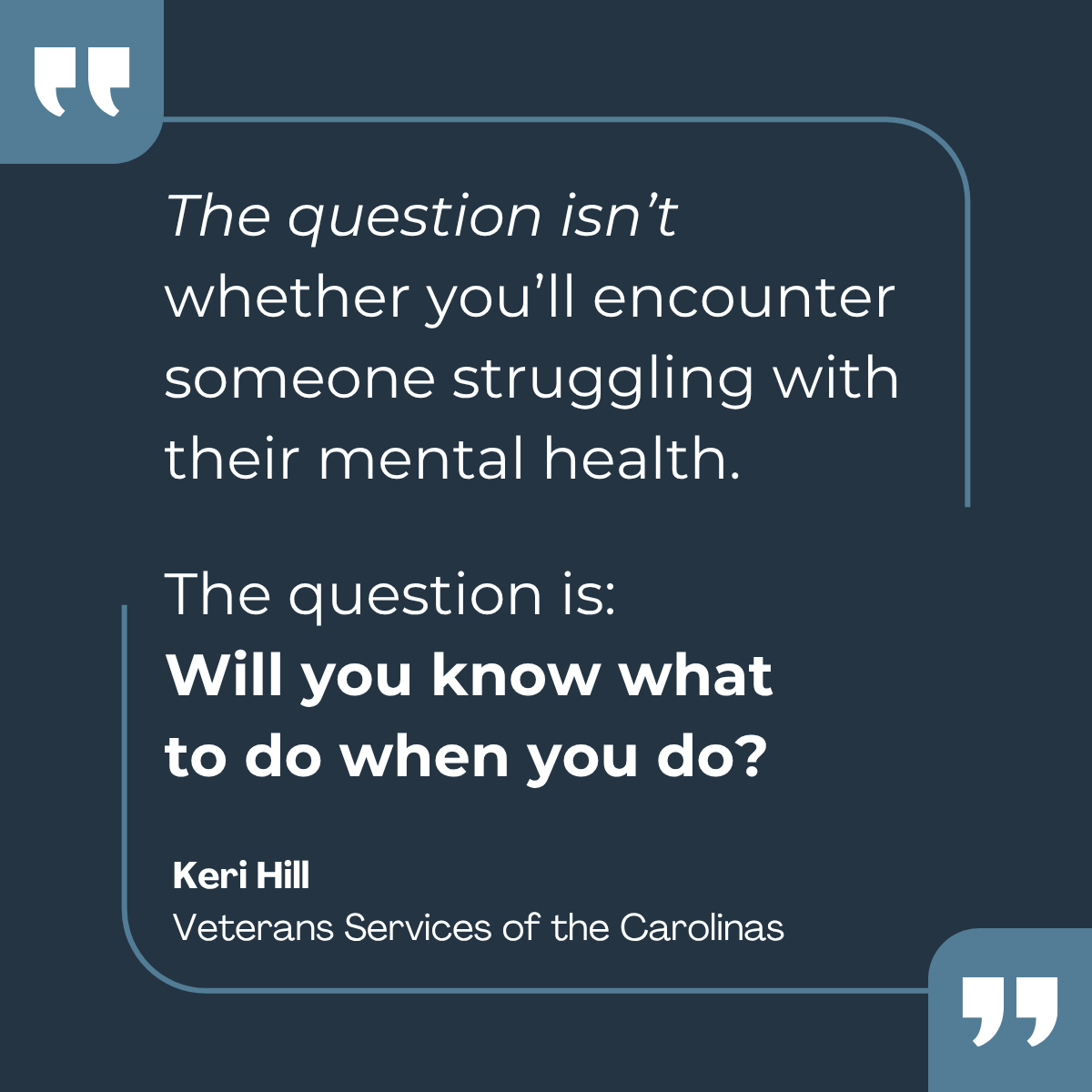 Understanding Mental Health First Aid
